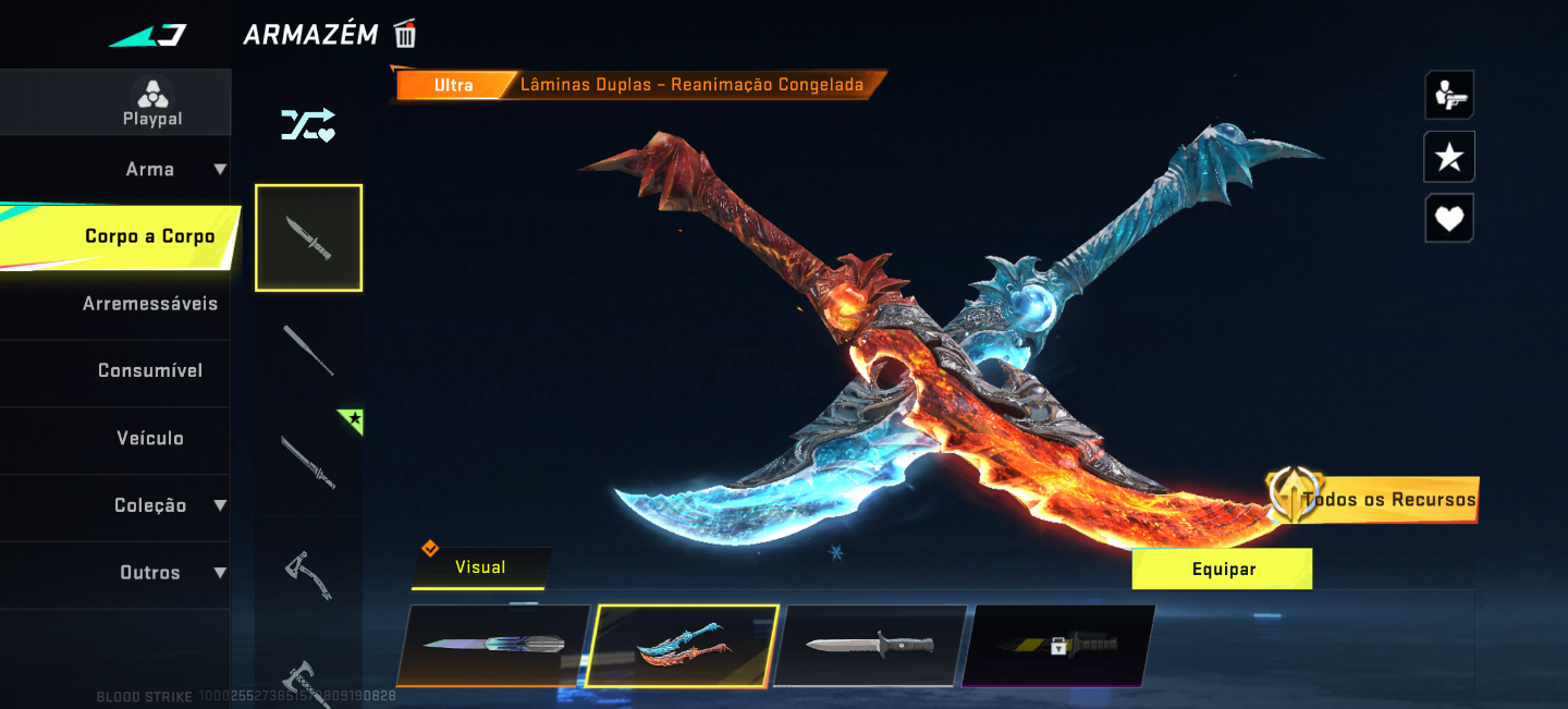 CONTA DE BLOOD STRIKE A VENDA SKIN E MAIS!!!