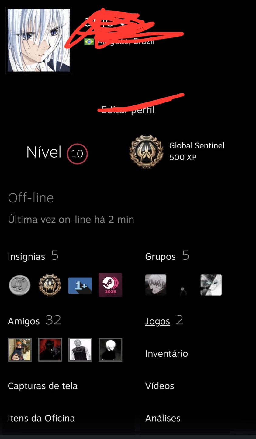 Conta Steam com cs