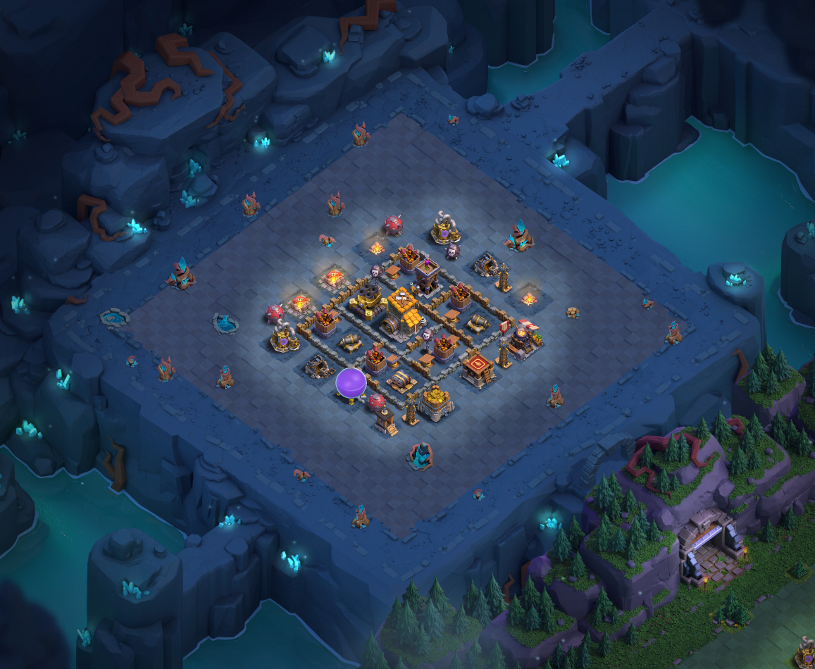Conta CV16 Clash of Clans