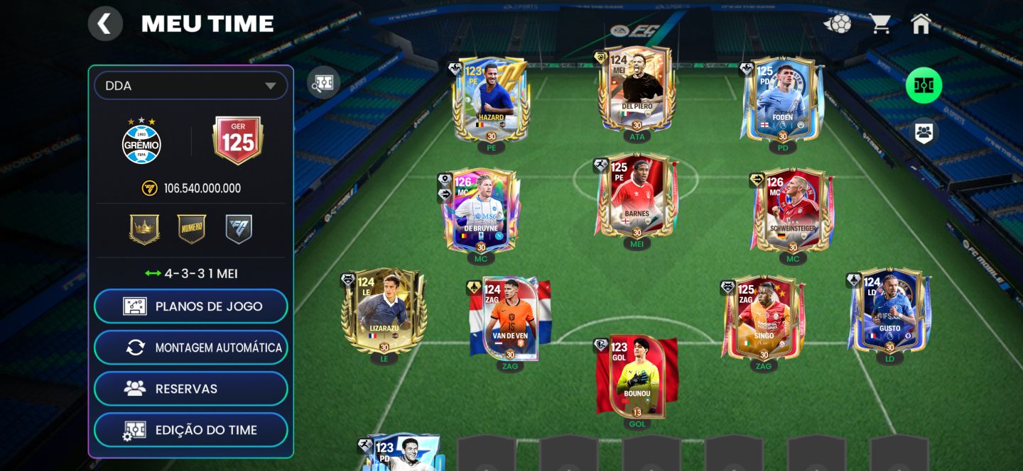 Conta fc mobile Ger 125