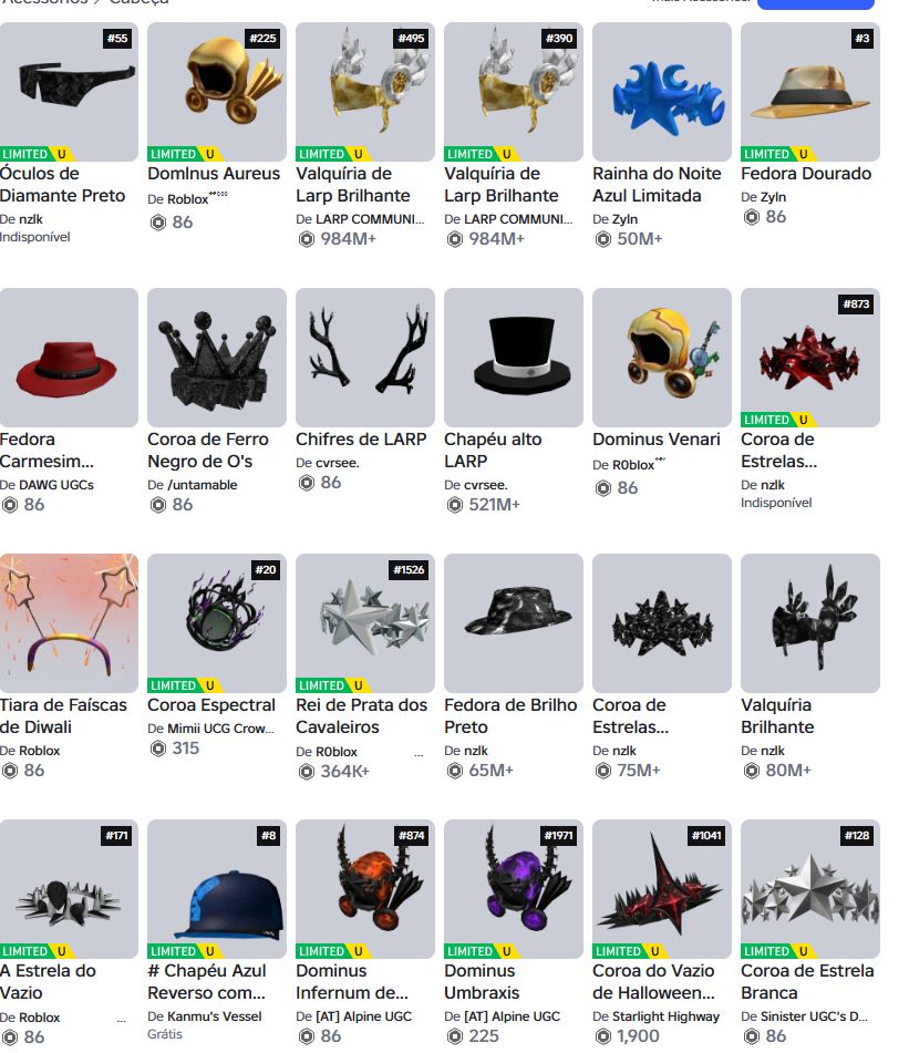 CONTA ROBLOX COM KORBLOX E LIMITEDS MAIS DE 300 MIL GASTOS COM PLUS DE 200$