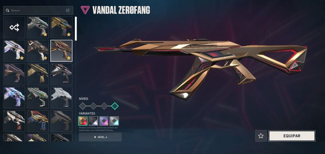 CONTA VALORANT SKINS RARAS CONTA PLATINA