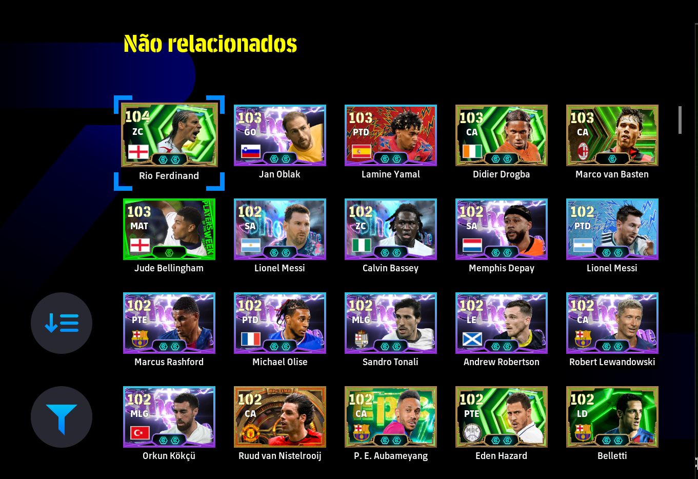 CONTA eFOOTBALL STEAM | FORÇA 3232 | PELÉ 107, DAVID VILLA, MALDINI E MUITO MAIS