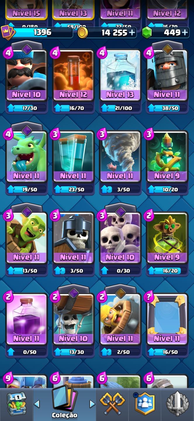 Clash Royale nível 14 arena 26