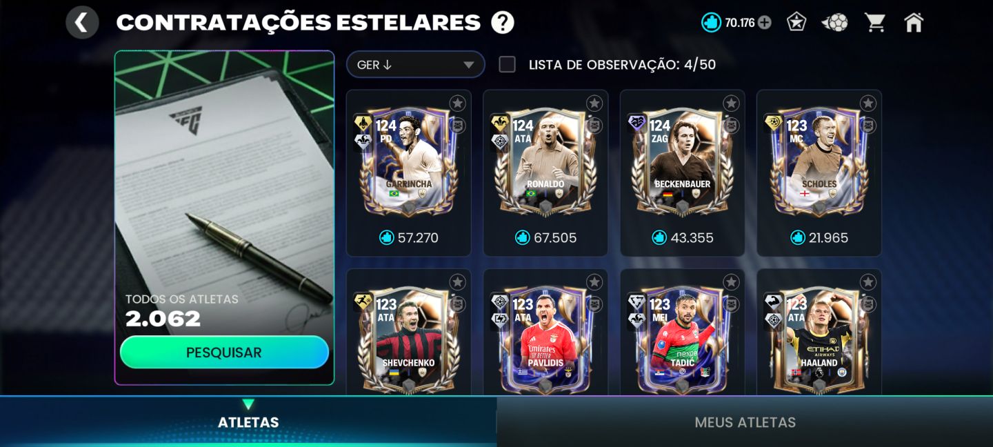Conta FC Mobile | 6 BI+ Coins | 67 Mil Fragmentos | Mbappé, Cucurella META