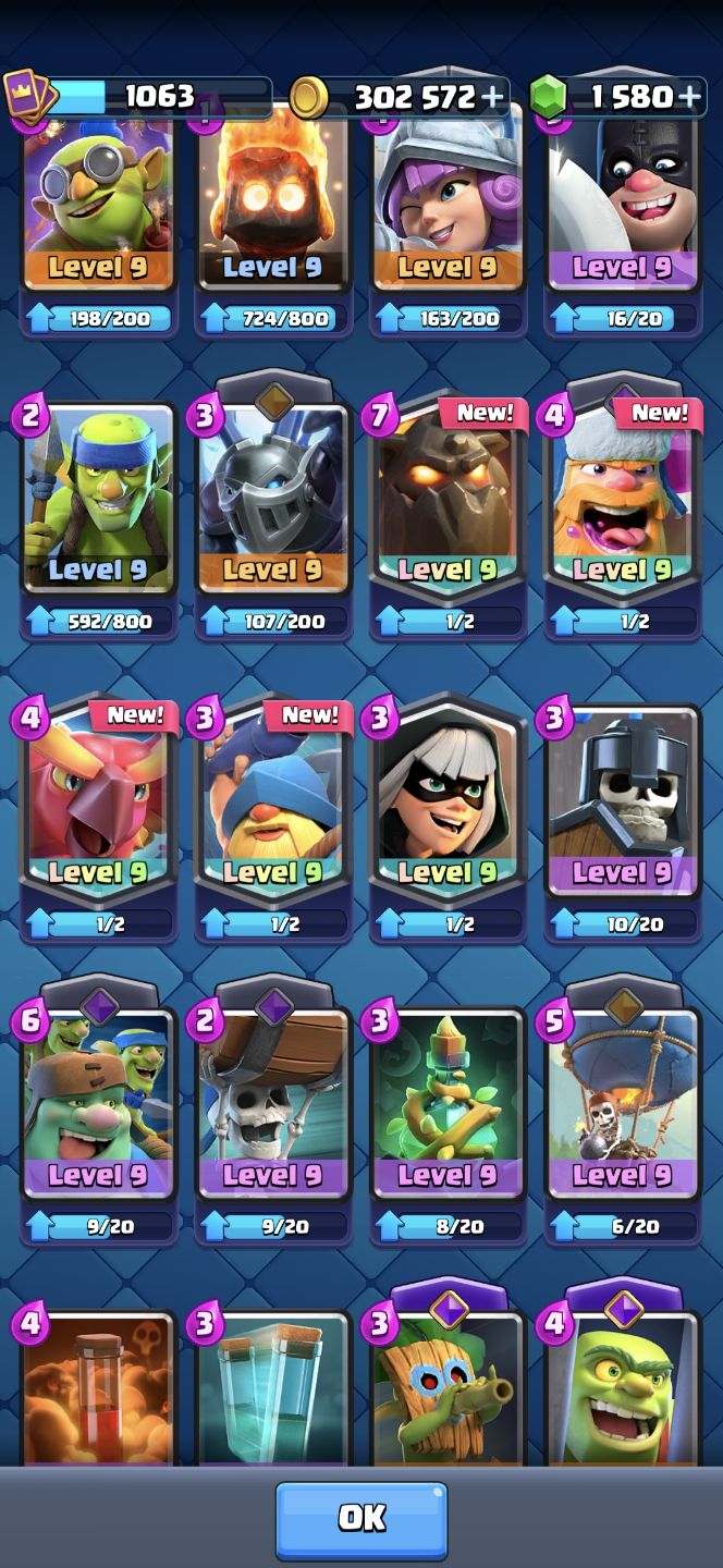 Conta de CLASH ROYALE | 10000 TROFEUS - 1 PASSE