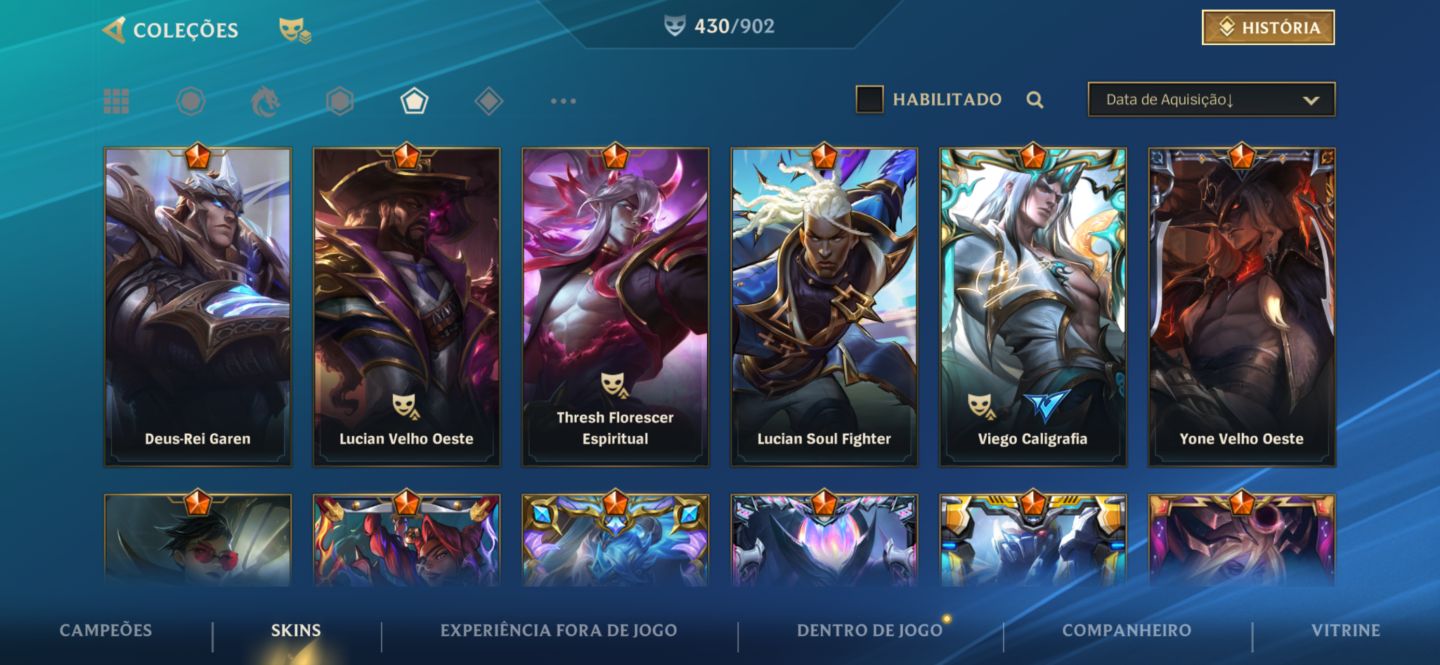 CONTA DE WILD RIFT PARA QUEM GOSTA DE JOGAR DE ASSASSINO E LUTADOR