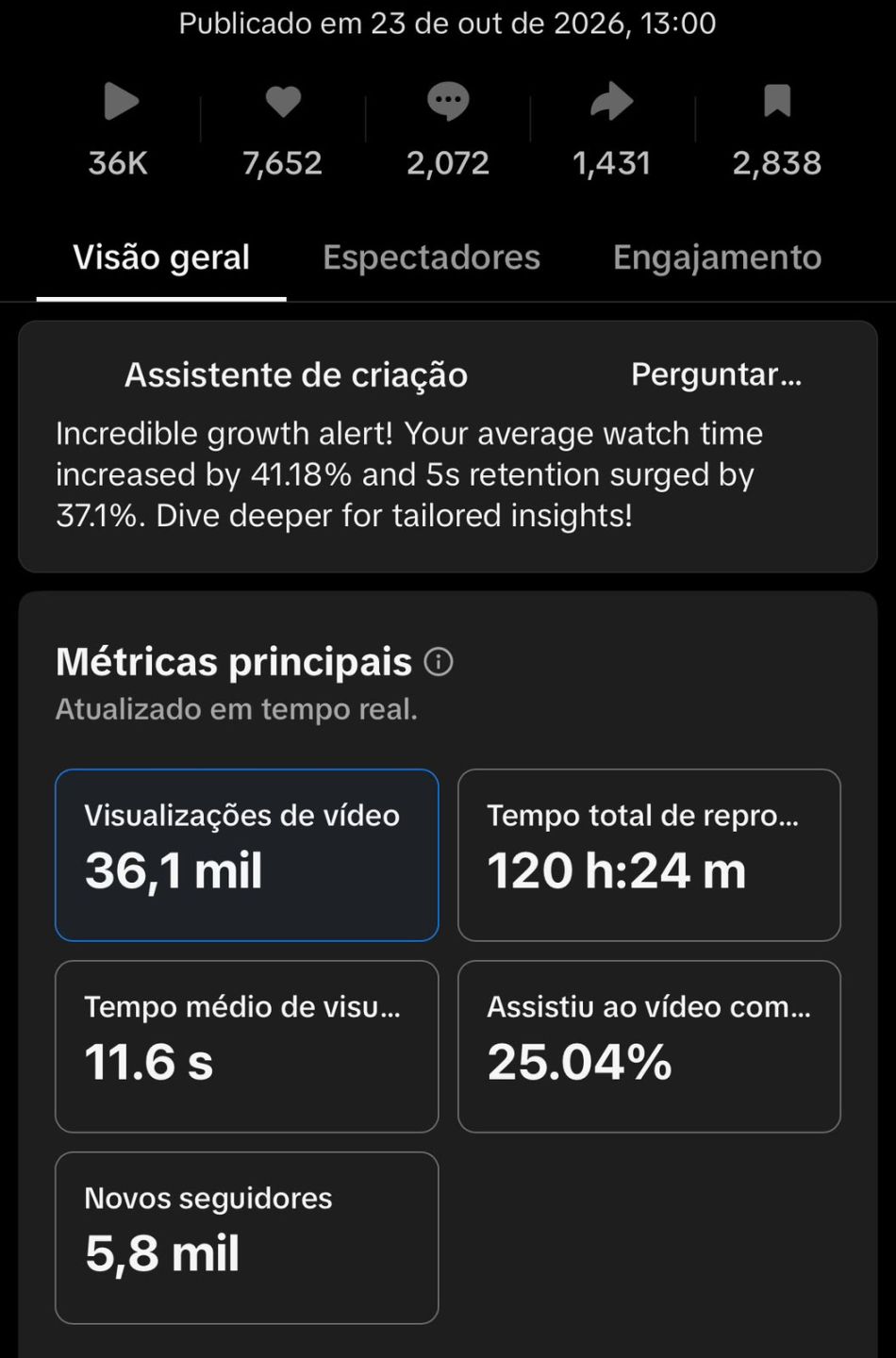 Conta Tik Tok com 10K Seguidores Reais Live Shop ( Engajamento Altissimo)