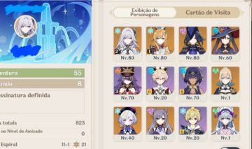 Conta genshin skirk c2r1 e escoffier c1r0