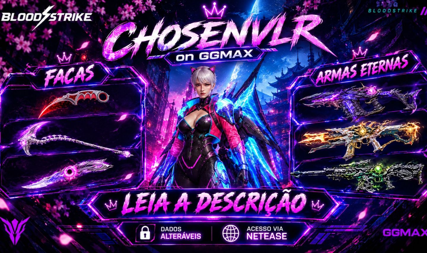 CONTAS BLOODSTRIKE INICIANTE QUEIMA DE ESTOQUE | ARMAS ETERNAS | FACAS | COLLABS