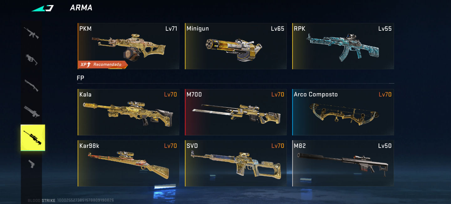 CONTA DE BLOOD STRIKE A VENDA SKIN E MAIS!!!