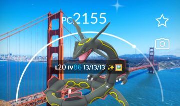 POKEMON GO RAYQUAZA FUNDO SAN FRANCISCO,E BUZZWOLE SHINY EM CONTA PTC