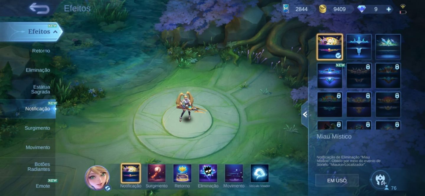 Conta Mobile Legends Mítico 44 Star 80 Skins e WR Alto 59% 80 Herois