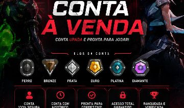 CONTA PLATINA 3 - COM CHAVEIRO DIMA - ARMAS PRINCIPAIS COM SKIN