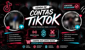Conta TikTok 70k e 30k, Monetizada, Ideal para Cortes e Live.