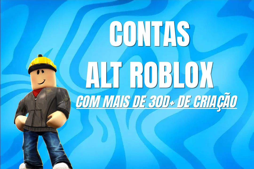 CONTAS ALT ROBLOX VAZIAS
