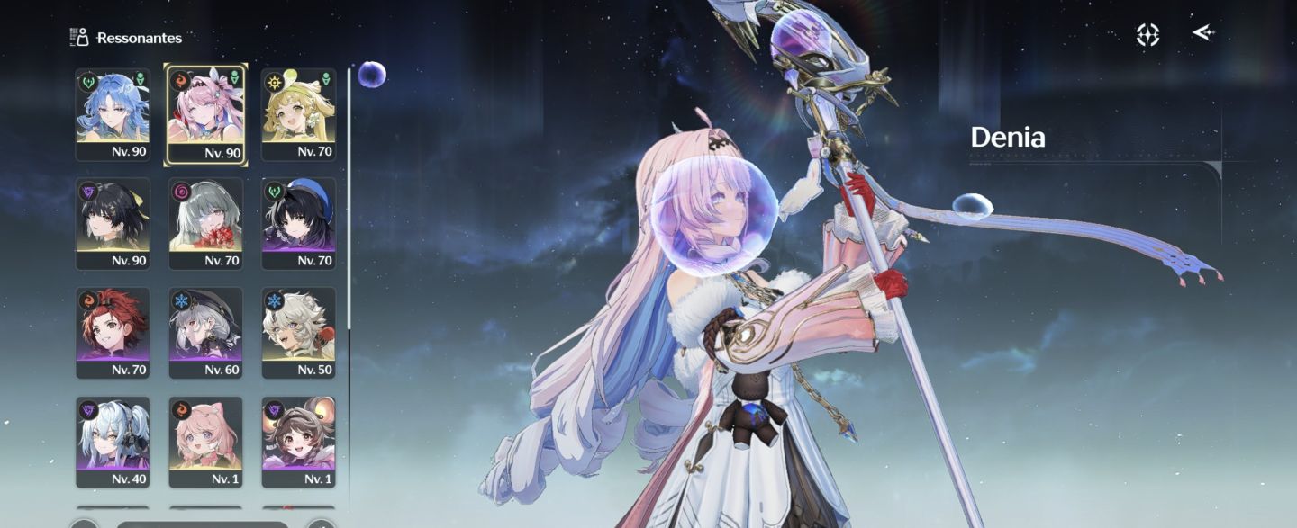 Conta wuwa main Qinxiao S3 r1, denia r1, prolovha. Rank 62