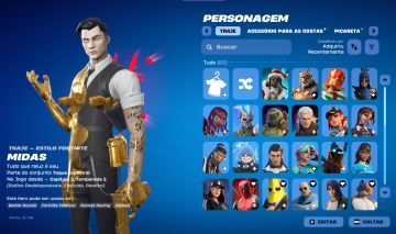 CONTA OG FORTNITE 63 SKINKS | MIDAS, CALAMITY, DEADPOOL, SKYE (GTA V INCLUSO)