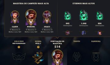 CONTA LOL OLD MUITO RARA! MUITAS SKINS E CONTEUDO TFT