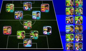 Conta Efootball mobile NEYMAR loiro 108 é mais..