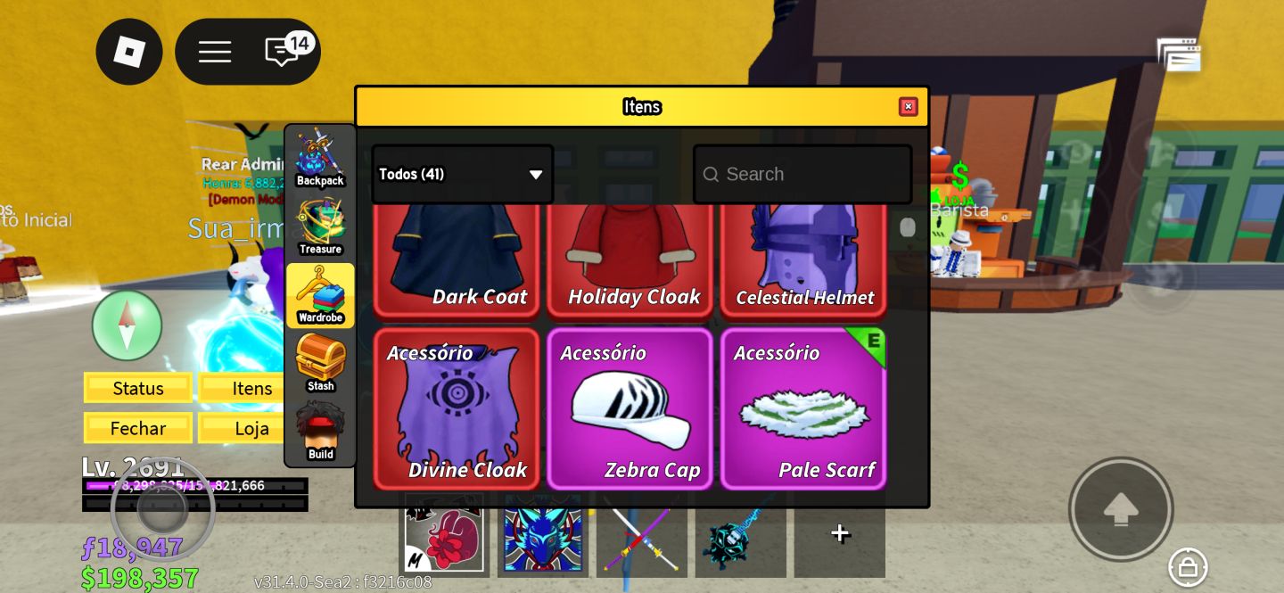 Conta Roblox nível 2691