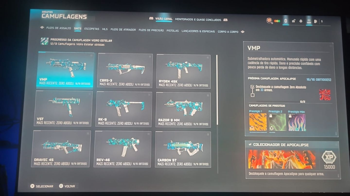 DESBLOQUEIO DE CAMUFLAGENS WARZONE | ARSENAL COMPLETO 100% LEGÍTIMO (Skins de Ma