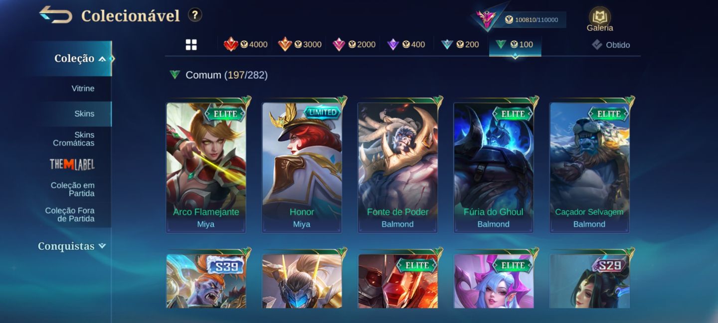 Conta colecionador prestigiado IV || Emblemas e hero full