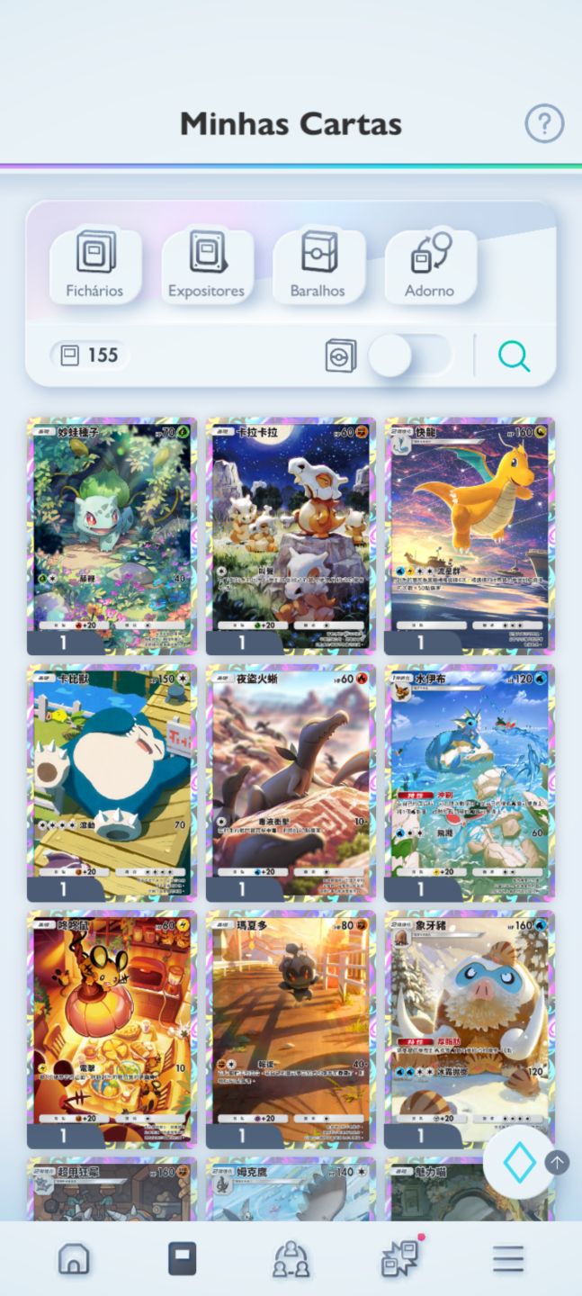PROMOÇÃO Conta Pokémon TCG com 4 cartas douradas e mto mais, confira fotos!