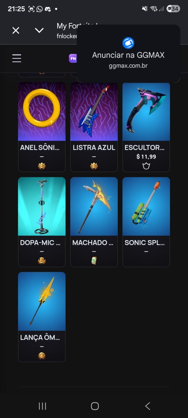 Conta fortnite antiga