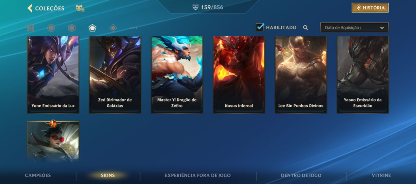 Conta de Wild Rift - Muita skin - Mestre 2 atualmente - SKINS DE PASSE!