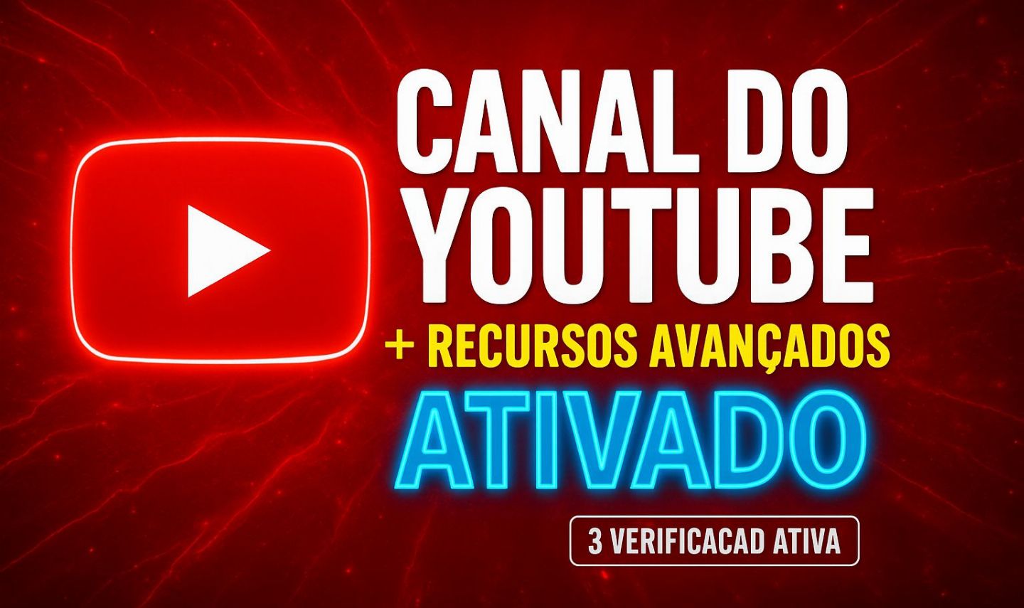 [ALTA QUALIDADE] CANAL NO YOUTUBE COM RECURSOS AVANÇADOS ATIVADOS