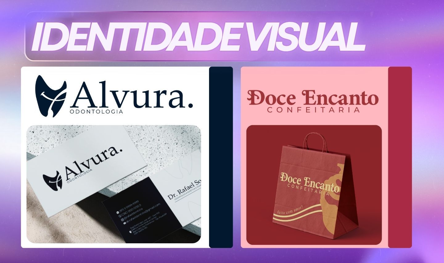 DESIGNER PROFISSIONAL COM PORTFÓLIO PARA O SEU NEGÓCIO!