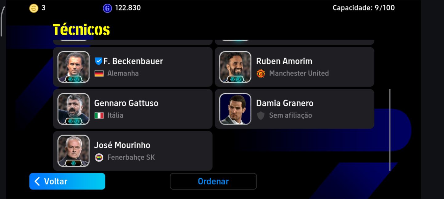 CONTA eFootball Mobile ELENCO FORTE + 1 DIVISÃO