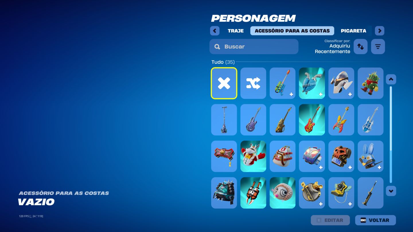 Conta og fortnite s3, s4 e s5 incompletas