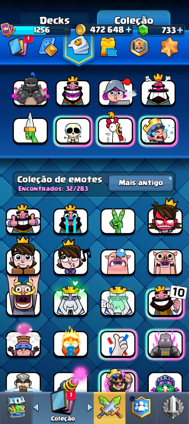 CONTA CLASH ROYALE | 10 K DE TROFEUS E MUITOS RECURSOS