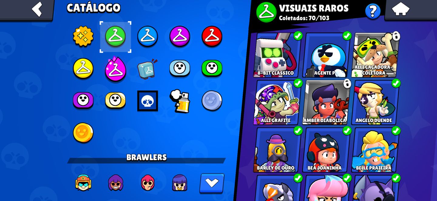 CONTA BRAWL STARS COMPLETA 35K TROFÉU(+600 gemas)