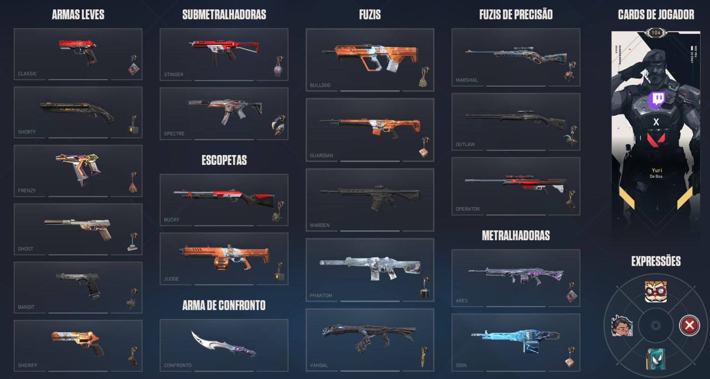 Conta Riot (Valorant, TFT e League of Legends)