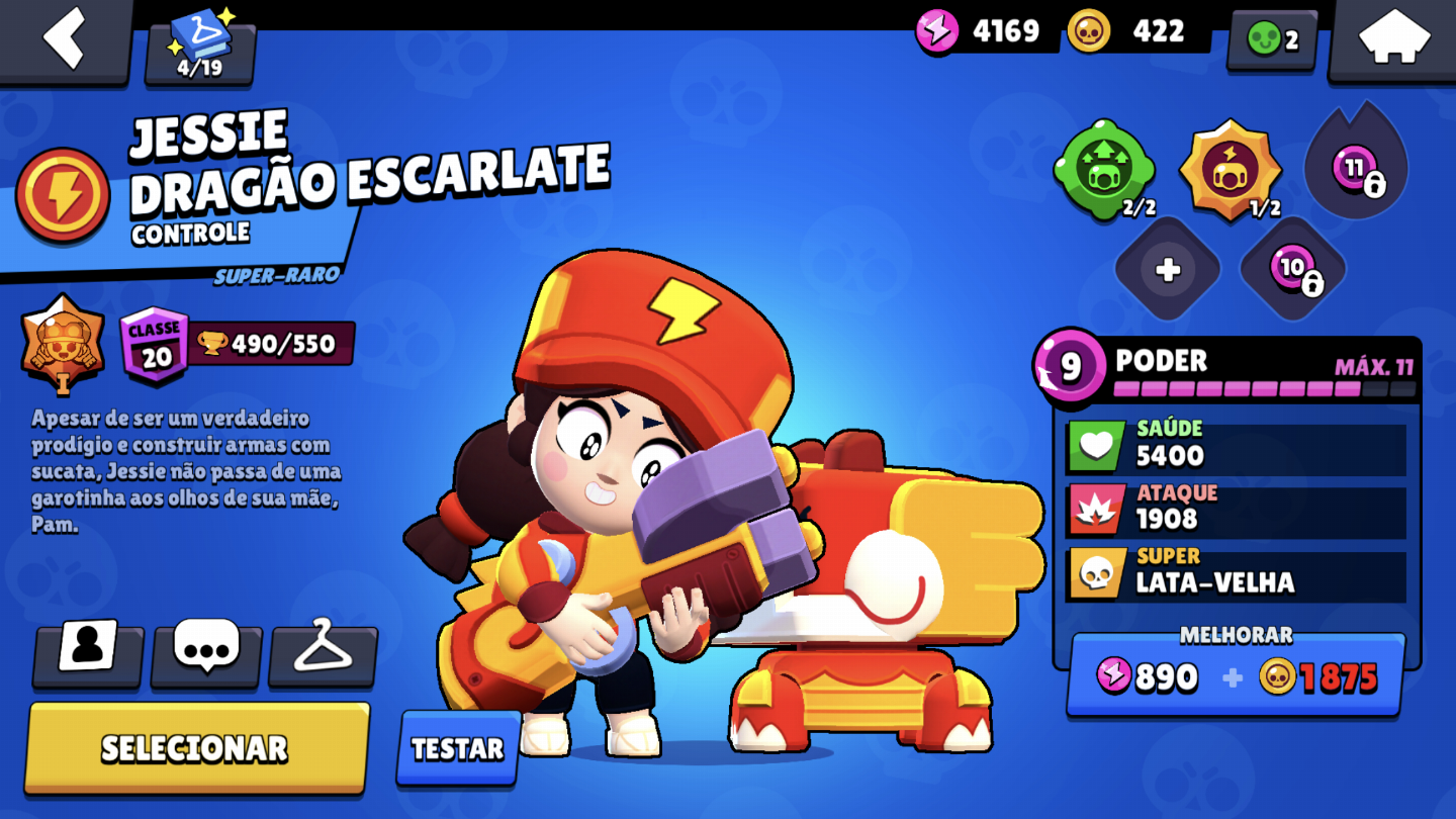 CONTA BRAWL STARS COM 14.700 TROFEUS,4 LENDARIOS, SKIN PRIMEIRO PASSE E MAIS