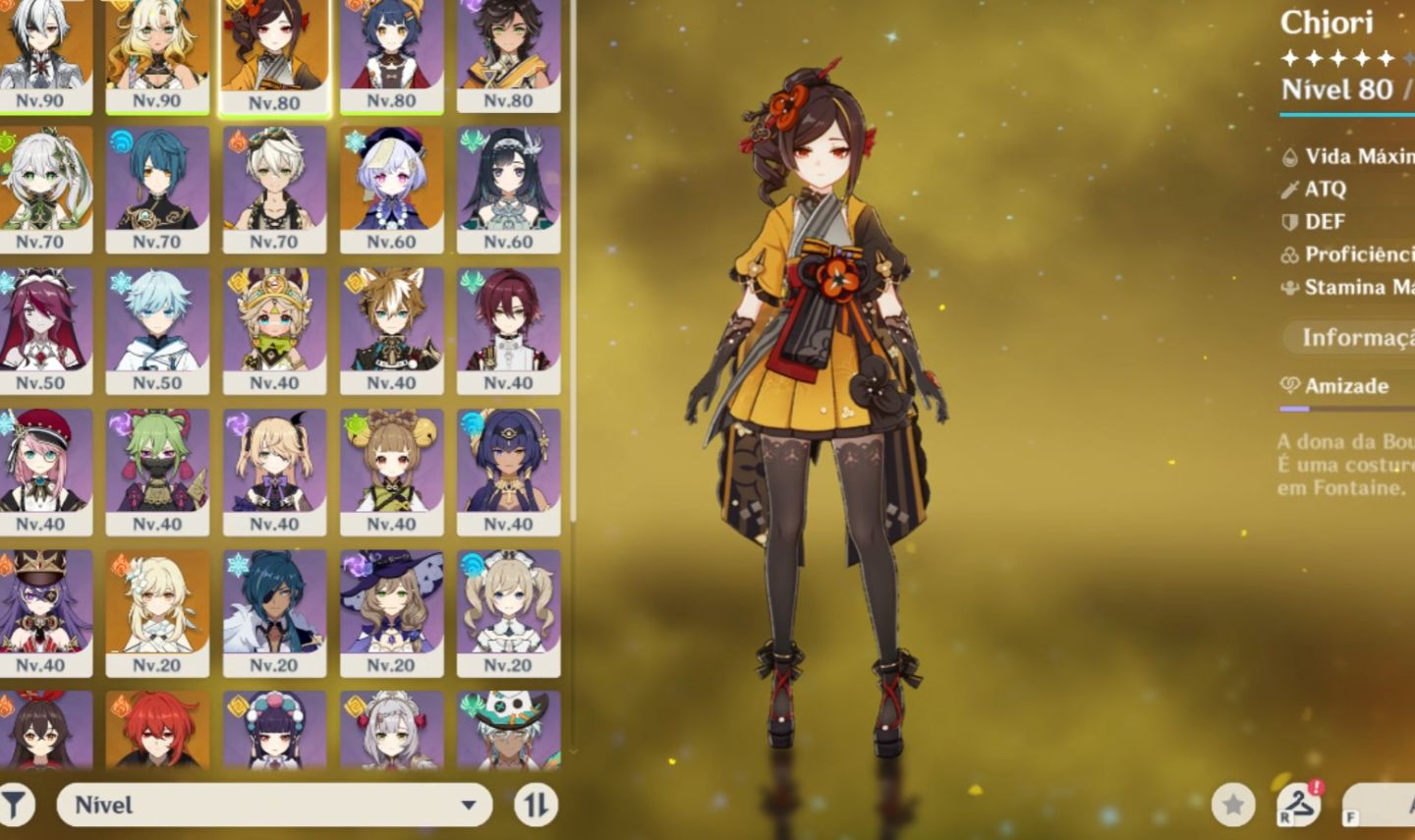 AR 55 - XILONEN + BIS R2 / CHIORI + BIS / ARLECCHINO E NAHIDA