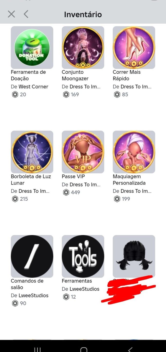 Conta roblox FEM / + 10K Gastos no último ano