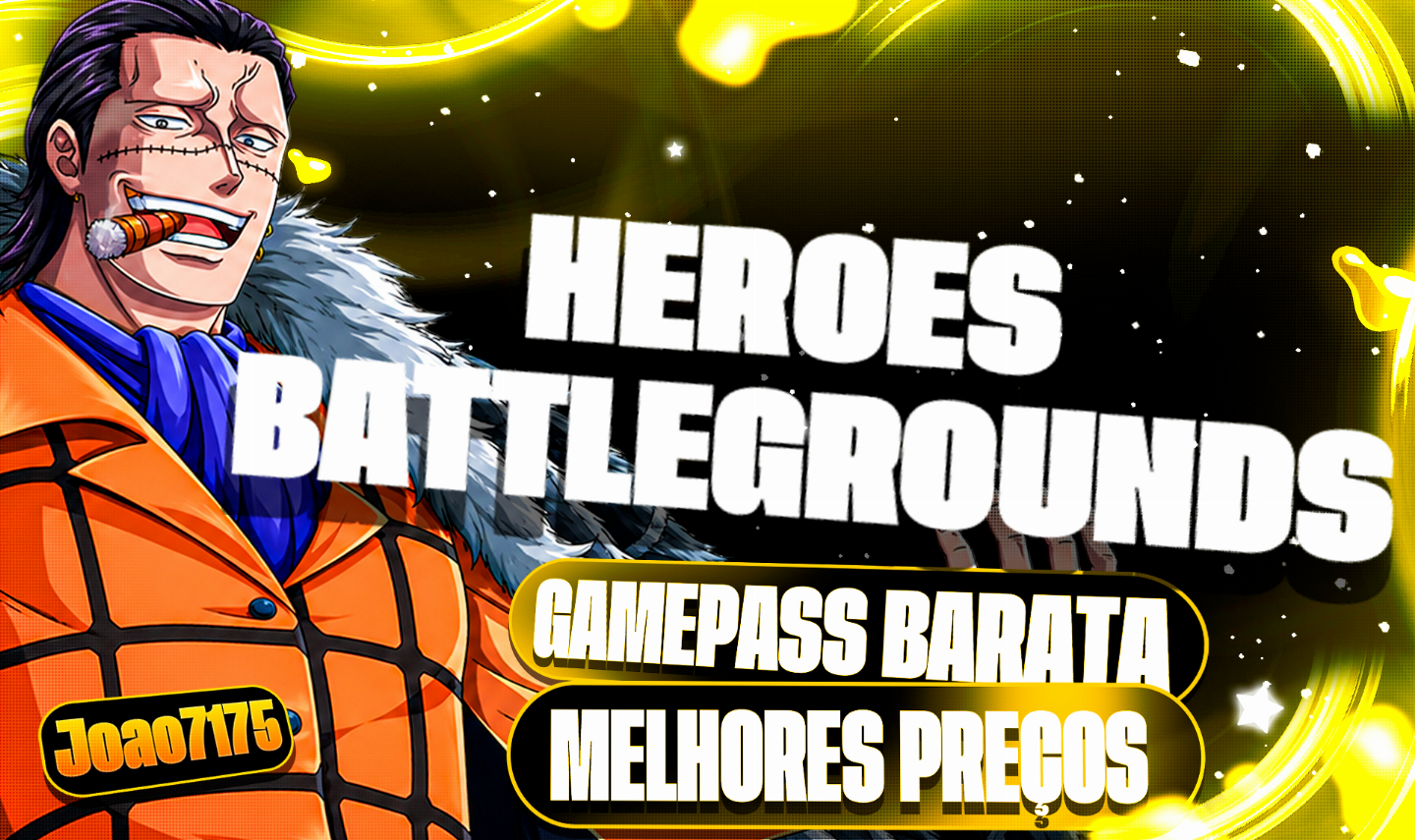HEROES BATTLEGROUNDS - CAMPOS DE BATALHA DOS HERÓIS (GAMEPASS) (ROBLOX)