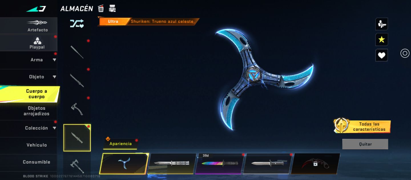 Conta de Blood striker Skin alondra
