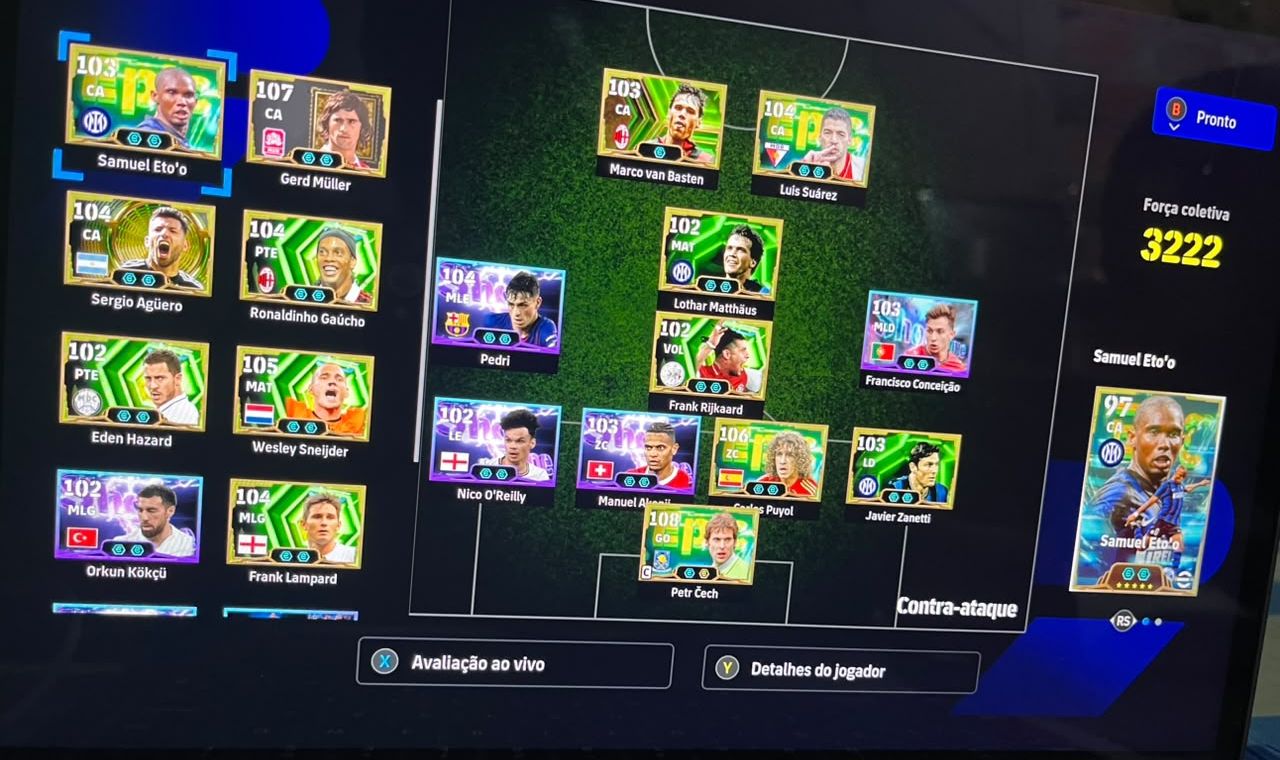 CONTA EFOOTBALL ( STEAM ) PRONTA PARA JOGAR COM OTIMOS JOGADORES