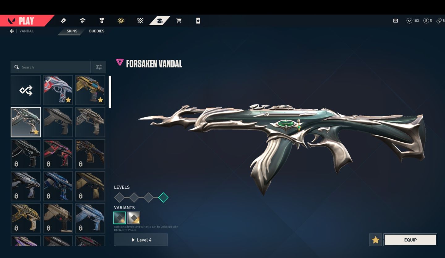 Conta com katana oni + Full dados