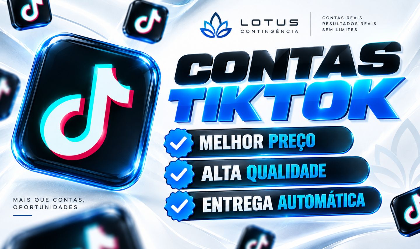 CONTAS TIKTOK 1K SEGUIDORES + PROMOVER + LIVE + LINK BIO + TIKTOK STUDIO PC