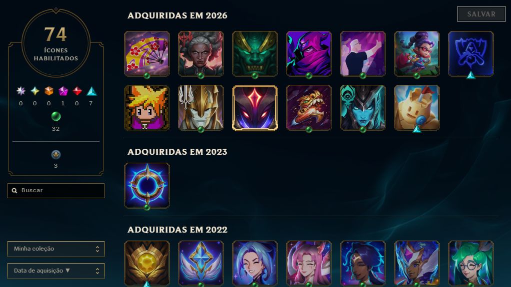 CONTA DE LEAGUE OF LEGENDS ESMERALDA