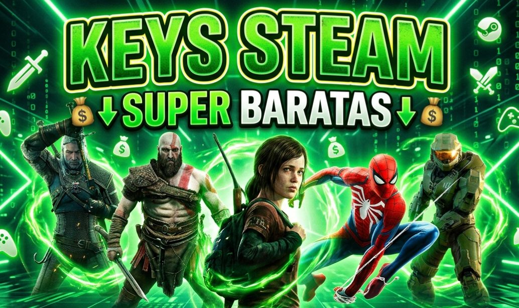 (2 keys muito baratas por tempo limitado!) Keys steam mais barata da ggmax
