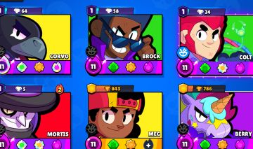 Conta Brawl Stars, Skins hipercargas !