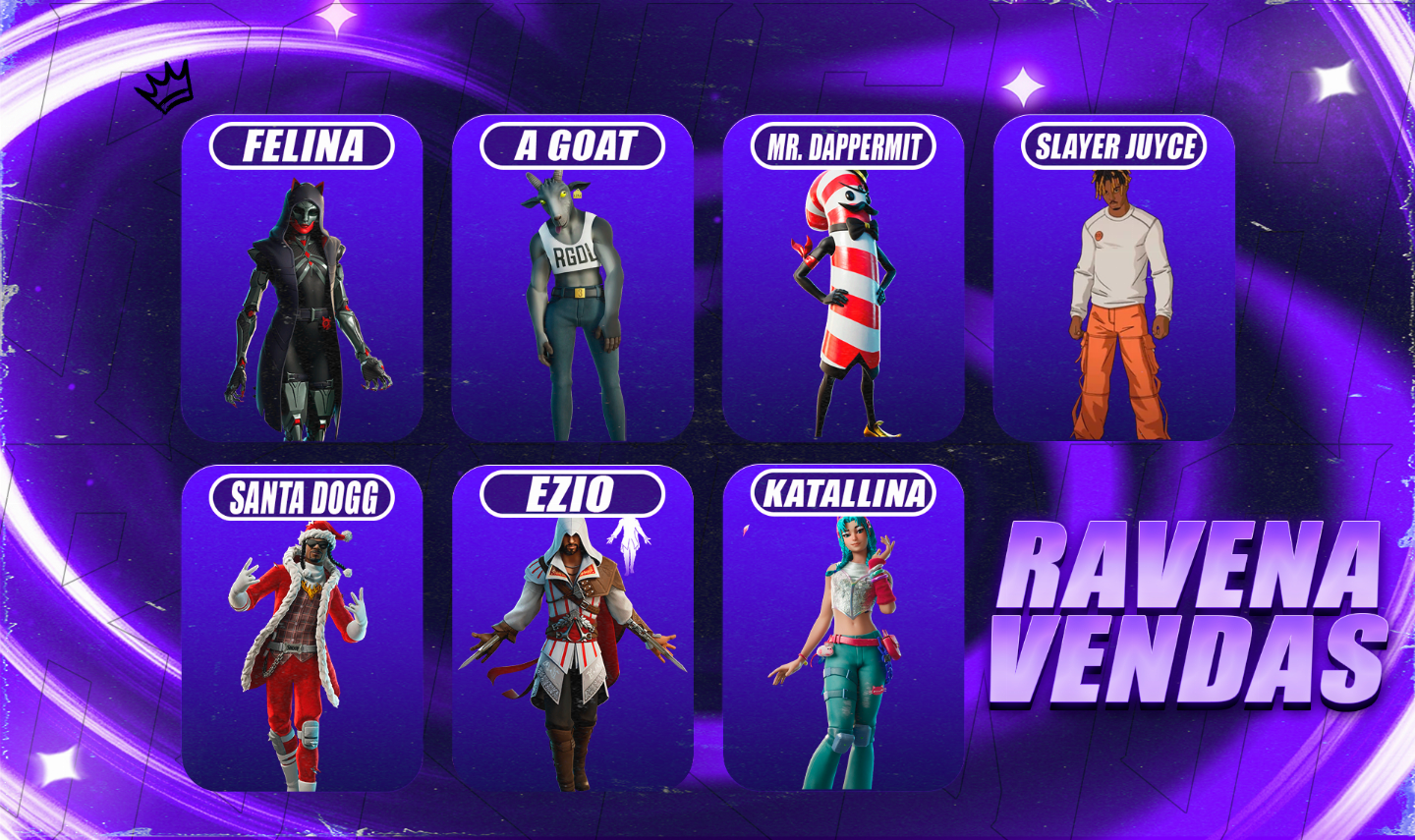 CONTAS FORTNITE RARAS COM VÁRIAS SKINS!!! (SEM RISCO DE RECUPERAÇÃO)