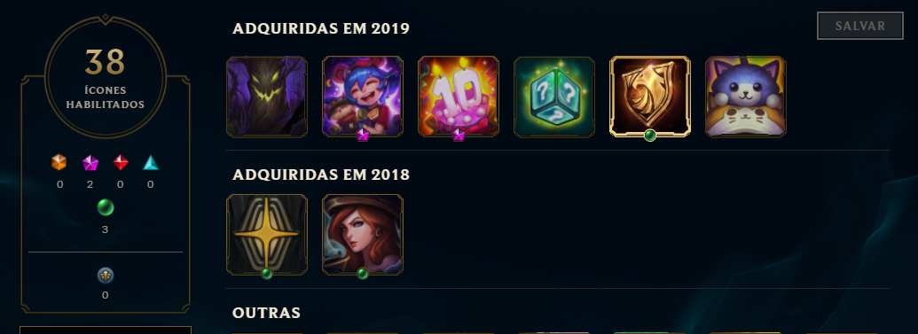 Conta lol Unranked level 33